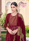 Zeenat Vol 12 By Kavya Capsule Foil Printed Readymade Suits Wholesale Shop In Surat
